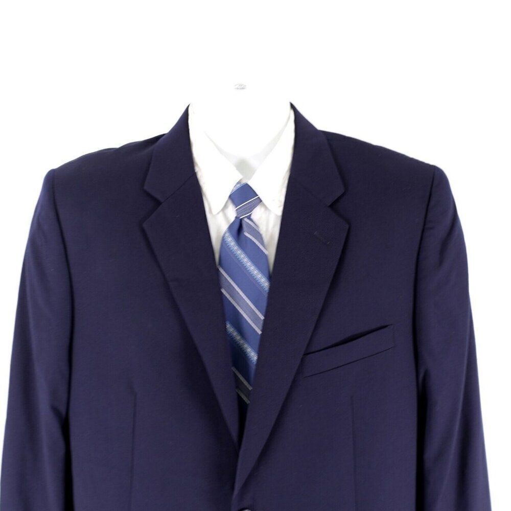 Joseph & Feiss Wool Blue 2 Button Blazer 38L Tagged 43L Has Been Tailored From O